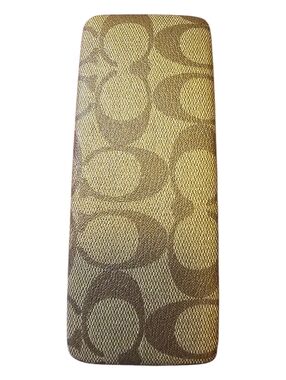 Coach Brown Hard Rectangular Clamshell Eyeglass/Sunglass Case